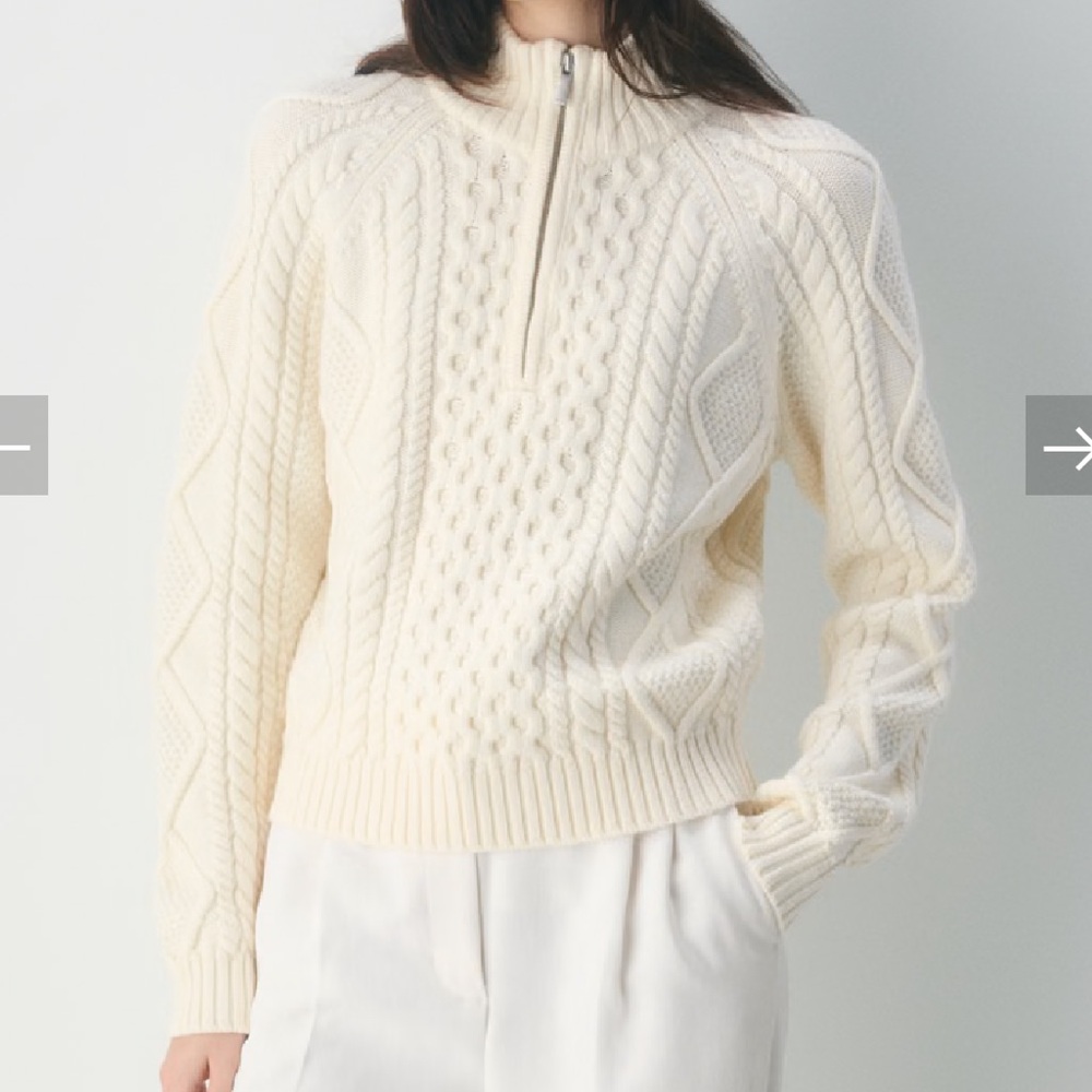 Heritage Knit Merino Wool 1/4 Zip
Sweater